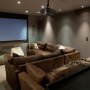 Wandsworth Edwardian basement swimming pool and gym | Basement cinema room | Interior Designers